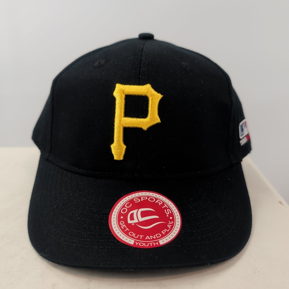 Pittsburgh Pirates Oc Sports Embroidered Performance Trucker Cap Hat Black